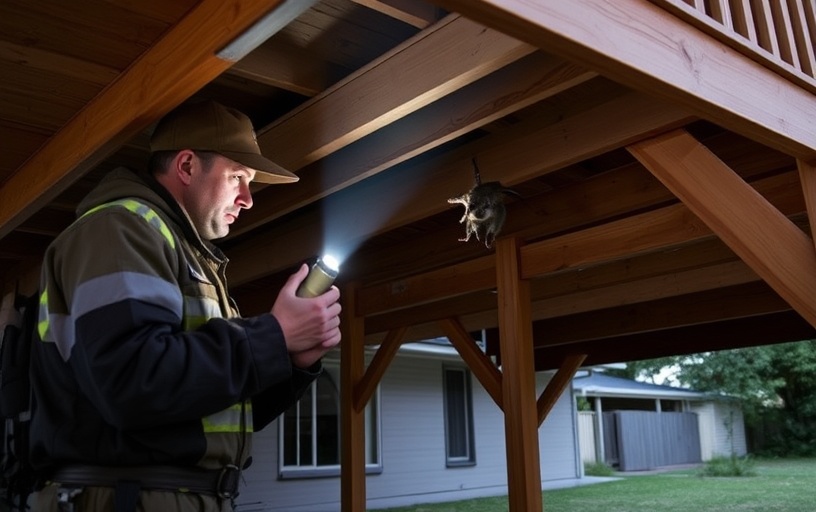 Under Deck Possum Removal in Beaconsfield